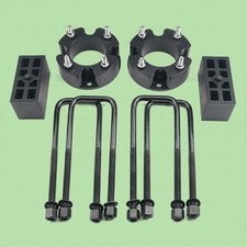 Leveling Lift Kit Front 3.5 Rear 3 Block U-bolt For Tundra 2007-2022 2wd 4wd Leveling Lift Kit Front 3.5 Rear 3 Block U-bolt For Tundra 2007-2022 2wd 4wd