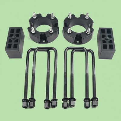 Leveling Lift Kit Front 3.5'' Rear 3'' Block U-bolt For Tundra 2007-2022 2WD 4WD