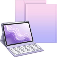 Keyboard Case for iPad Air 11-inch M4 2026 TPU Cover w/ Detachable Keyboard