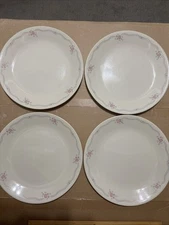 Set Of 4 Corelle English Breakfast Dinner Plates, 10.25”