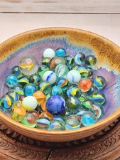 74 Marble Lot. Various Styles, Sizes And Colors, Games Collectible