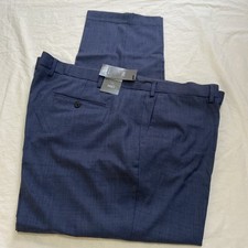 M&S Men’s 54% wool regular fit trousers & stretch (denim )size W50 L31
