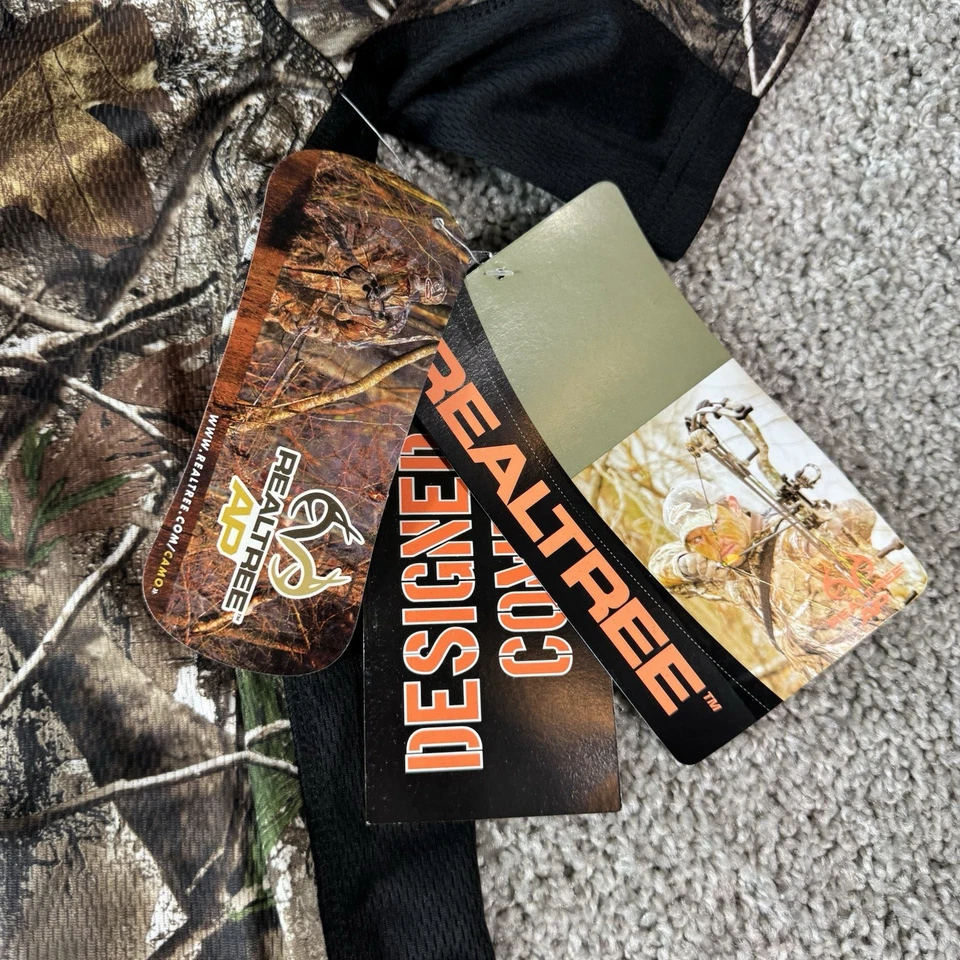 Real Tree Shirt Men 2XL Camouflage Short Sleeve Outdoors Vented Hunting Fishing - Image 4 of 4