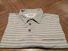 Duluth Trading Co Short Sleeve Polo Shirt Men's Size XL Gray Relaxed Fit