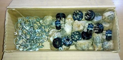 45pcs 8pin  Bakelite Octal Tube Sockets for 6L6,6V6,5881,5AR4,GZ34,EL34,KT88