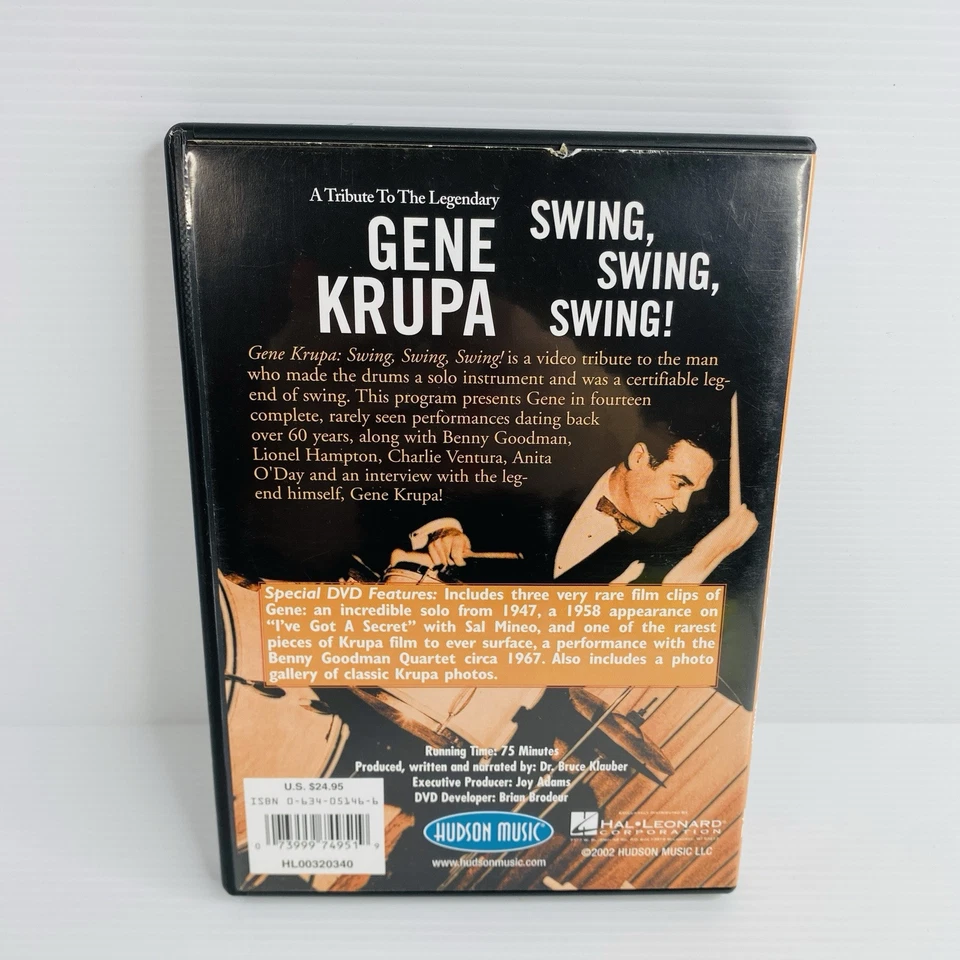 Gene Krupa Swing, Swing, Swing! DVD (2007) Gene Krupa - Image 2 of 4