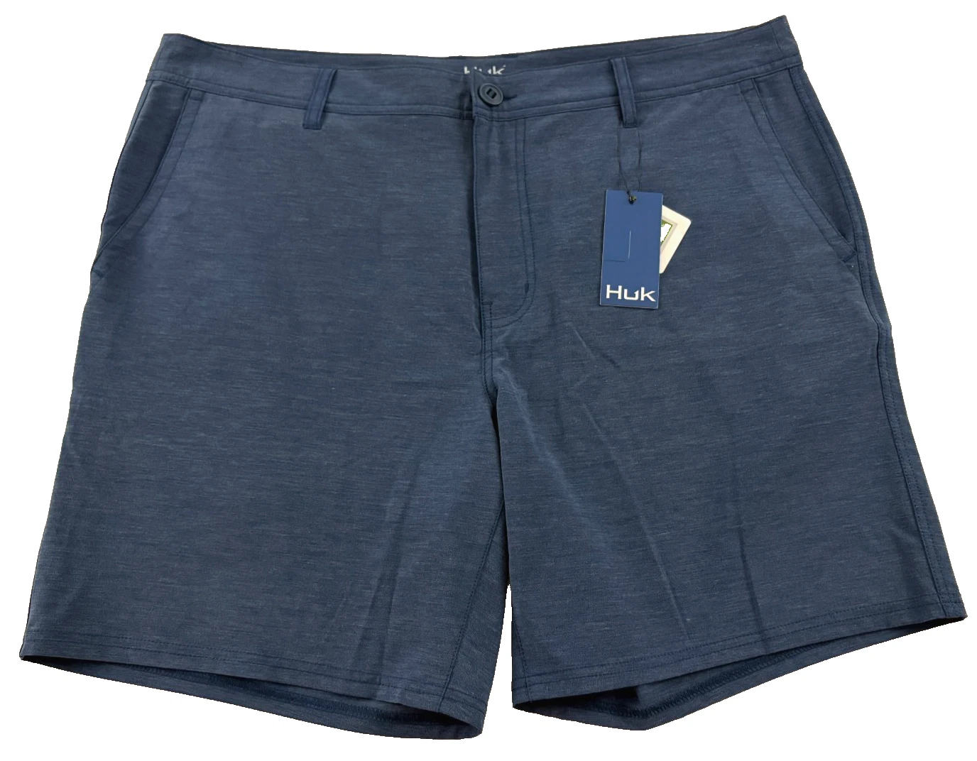 $65 NWT Huk Fishing Waypoint Short Sz. 40 7.5" Blue Performance Shorts!