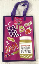Trader Joe's Reusable Tote Bag Comfort Food Shopper Mac Cheese Peanut Butter NWT