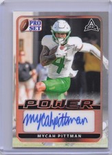 Mycah Pittman Leaf Pro Set Power Bronze Autograph Rookie Card 2021 #BAMP1 Oregon