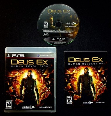 Deus Ex Human Revolution PS3 Video Game M Rated Action RPG