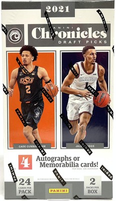 2021/22 PANINI CHRONICLES DRAFT PICKS BASKETBALL HOBBY BOX