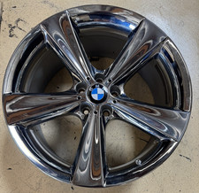 BMW X5 2007-2013 21 x 10 OEM Chrome Wheel Rim 36116771425 71181A Front W6940