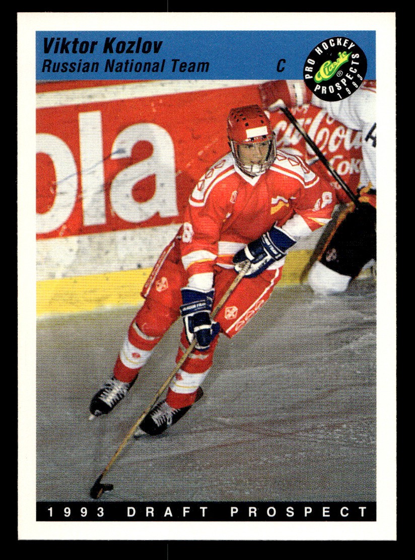 1992 - Viktor Kozlov Ice Hockey card Russia Raw Trading Card