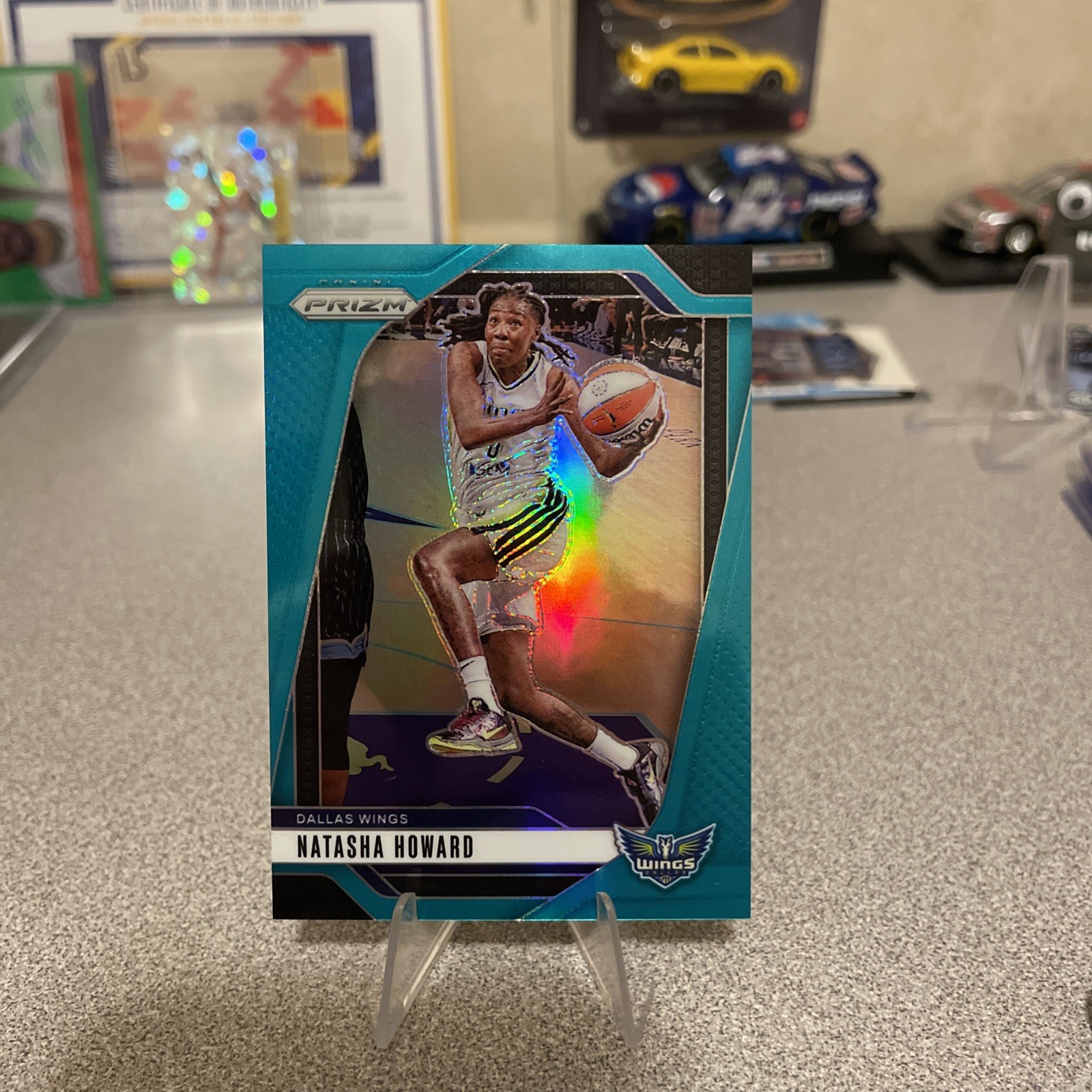2024 Panini Prizm WNBA - Natasha Howard #130 Teal Prizm /49