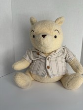 RARE Vintage Winnie The Pooh 18  Plush Walt Disney Classic Soft Cream  Read 