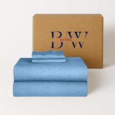 Briarwood Home  100 Cotton Heather Printed Flannel Sheet Set 4 Piece Brushed...