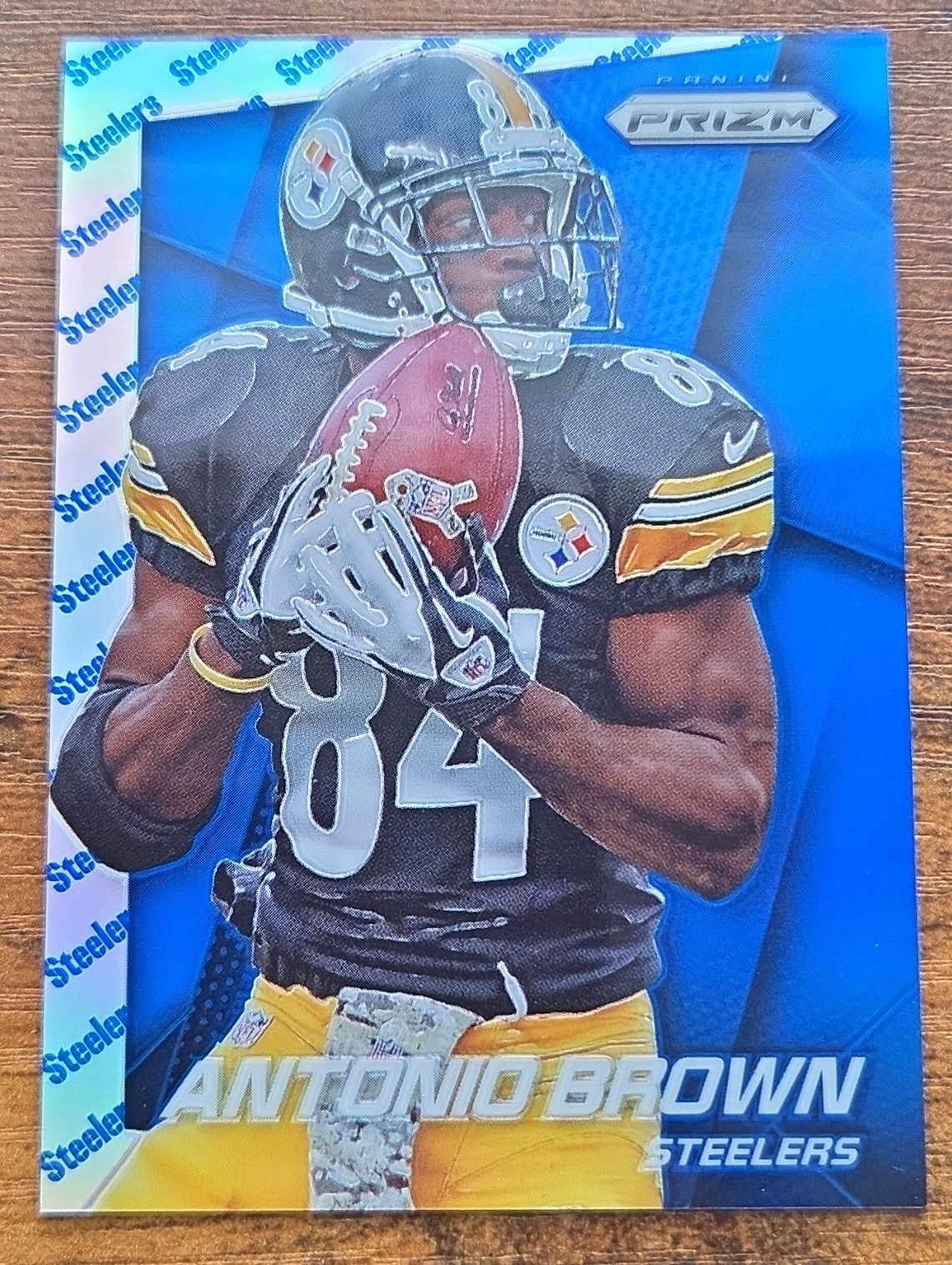 2014 Panini Prizm Antonio Brown Team Logo #/50 Steelers