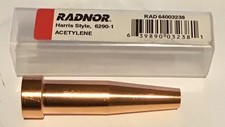 New Radnor Acetylene Cutting Tip 6290-1 1 Fits Harris Style Torch Free Shipping