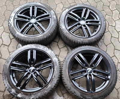 Alufelgen ATS Antares 17 Zoll mit Winterreifeen 5X112 VW Seat Audi Golf Leon A3