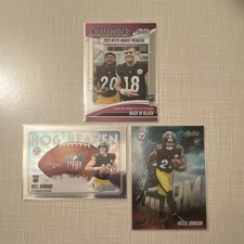 2025 Panini Absolute Football Will Howard Kaleb Johnson Steelers RC Lot 3 Cards