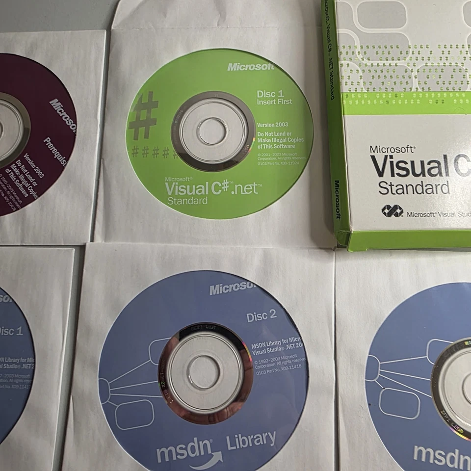 RAREZA - Microsoft Visual C# 2003 Standard - Windows - X09-11919 Foto 4 de 4