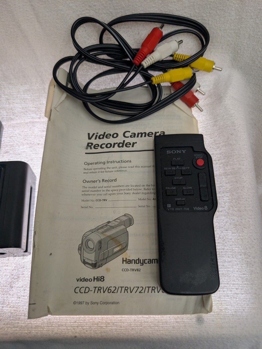 Sony Handycam CCD-TRV608 Hi-8 Analog Camcorder for sale online | eBay