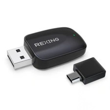Rexing - CPW-42 Wireless CarPlay Android Auto Adapter for iPhone and Android