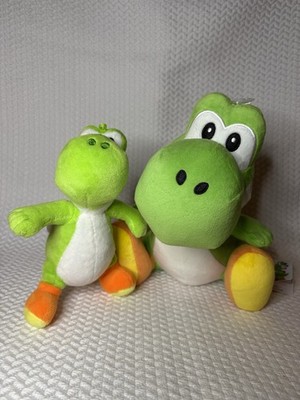 Super Mario Bros Yoshi Lot Of 2 Plush - Nintendo Stuffed Collectible Licensed