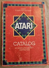 Atari VCS Catalog Booklet for 49 Game Program Cartridges CO16725-Rev E