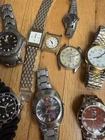 Watch Vintage Lot Tudor Rose Concord Delirium Citizen Seiko  Technos For Repair