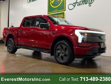 2023 Ford F-150 Lightning XLT 4X4 SUPERCREW DUAL EMOTOR 1OWNER RAPID RED