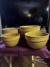 Real Home Stoneware 4 Bowl Mixing Nesting Set 