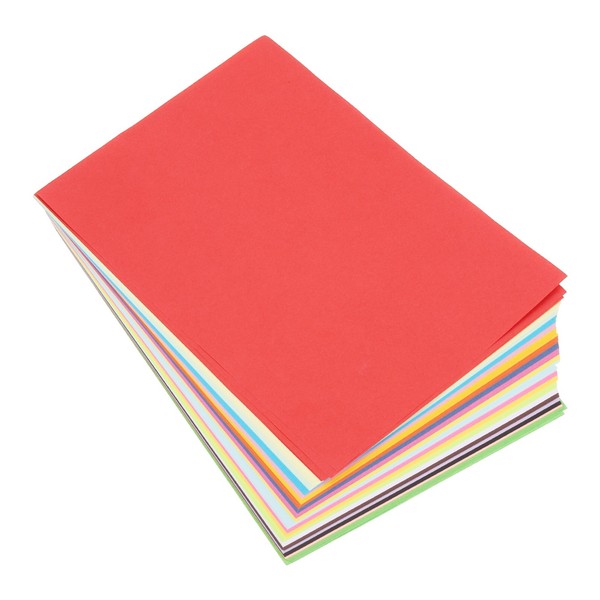 100 Blatt Origami Papier 20 Farben 21 X 14.8 Cm Quadratische BläTter-image