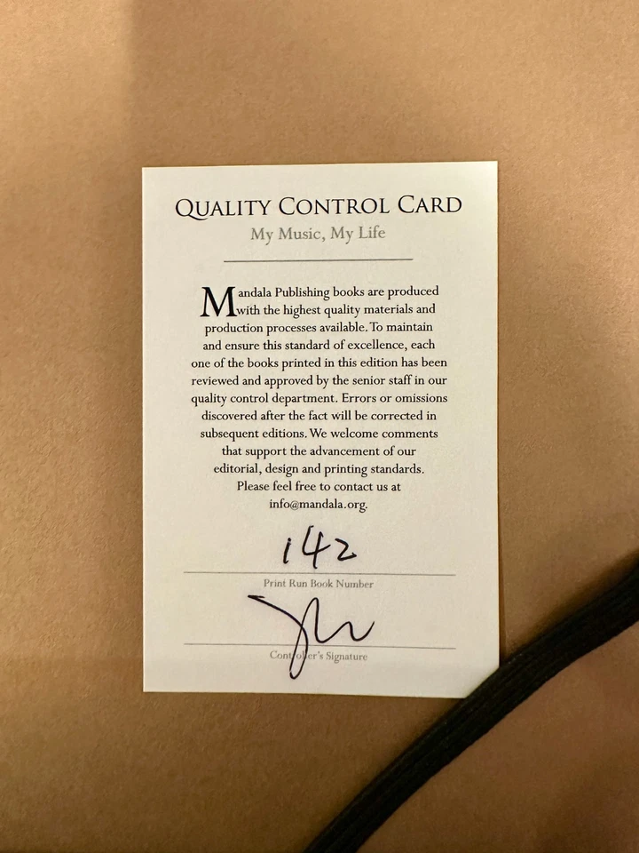 My Music, My Life by Ravi Shankar *LIMITED EDITION SIGNED & NUMBERED COPY* - Image 4 of 4