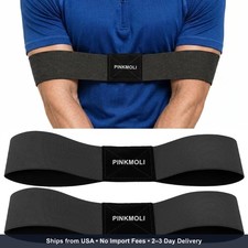 2 Pack Golf Swing Training Aid  Swing Correcting Arm Band for Muscle Memory  B
