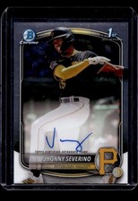 2025 Bowman Chrome Jhonny Severino Auto 1st #CPA-JS Pittsburgh Pirates