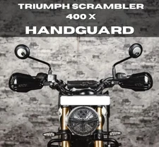 HANDGUARD BLACK FIT FOR TRIUMPH SCRAMBLER 400X