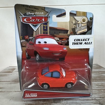 Disney Pixar Cars M.A. Brake Drumm LA Speedway Series Diecast 5/11 Mattel 2015