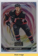 2024-25 O-Pee-Chee Platinum Rainbow Color Wheel Jake Sanderson #111 READ 6a7