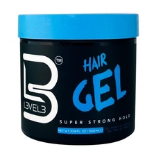 L3VEL3 HAIR GEL SUPER STRONG L/LASTING SHINE 33.8 OZ
