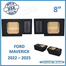 Ford Maverick 2024 8" Sub Box Solo Baric Dual Sealed Subwoofer Enclosure