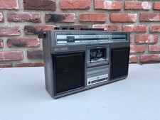 1981 GE Boombox 3-5253A Stereo Radio General Electric Cassette Works