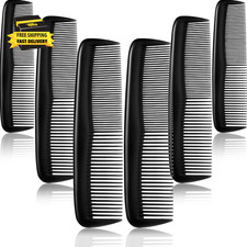 12 Pieces Hair Combs Set Pocket Plastic Fine Tooth Dressing Comb for Women and M