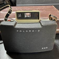 Vintage Polaroid Land Camera, Auto 225, Late 60's , Case, untested
