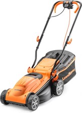 LawnMaster 1400W Electric Lawn Mower with 34cm cutting width, ideal for small to