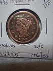 Photo of a 1846-P Large Cent from an eBay listing that sold on Jul 22, 2026
