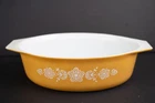 Vintage 1970s Pyrex 471-B Gold Butterfly 500 ml Casserole Dish Bowl NO LID