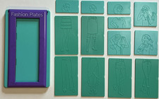 2014 Kahootz Fashion Plates Design Set - Drawing Frame 13 Mix Match Plates