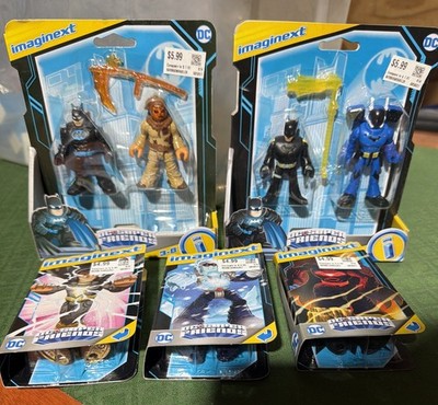 Lot 5 Imaginext DC Super Friends NEW Batman Freeze Batwing Black Adam Freeze ++