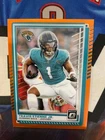 2025 Donruss Optic Football Orange Travis Etienne Jr. #106